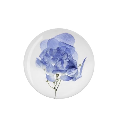 NouvoCrescent Briefbeschwerer aus echtem blauen Hortensien, Heimdekoration, Kristallharzkugel, 80 mm, transparente blaue Hortensien-Blumenkugel für besondere Tage, Kugelfigur, Büro-Briefbeschwerer mit NouvoCrescent Briefbeschwerer aus echtem blauen Hortensien, Heimdekoration, Kristallharzkugel, 80 mm, transparente blaue Hortensien-Blumenkugel für besondere Tage, Kugelfigur, Büro-Briefbeschwerer mit von NouvoCrescent