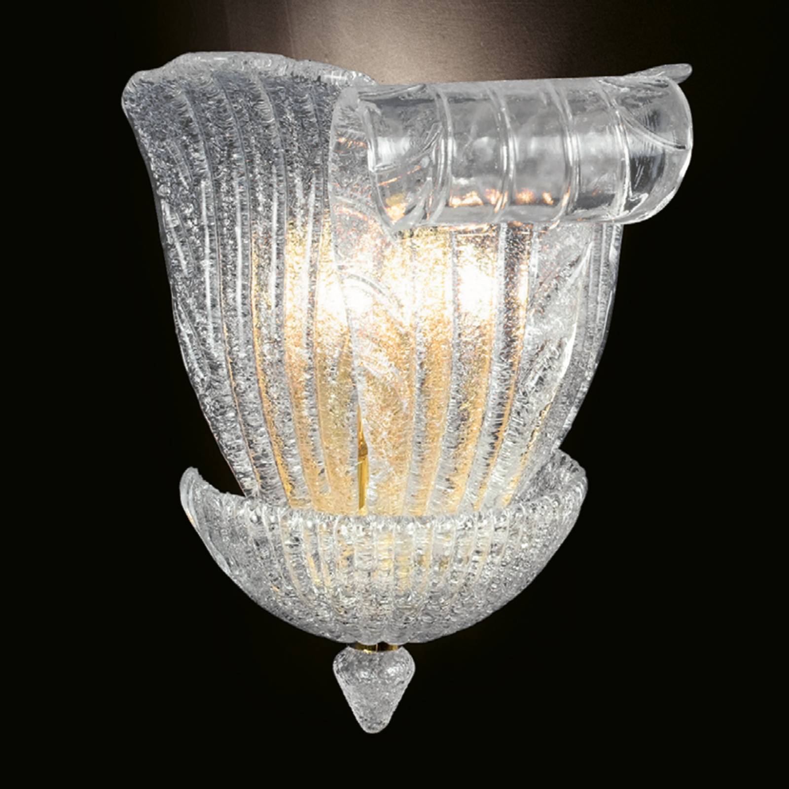 Gold durchscheinende Wandleuchte Tartaruga Gold durchscheinende Wandleuchte Tartaruga von Novaresi