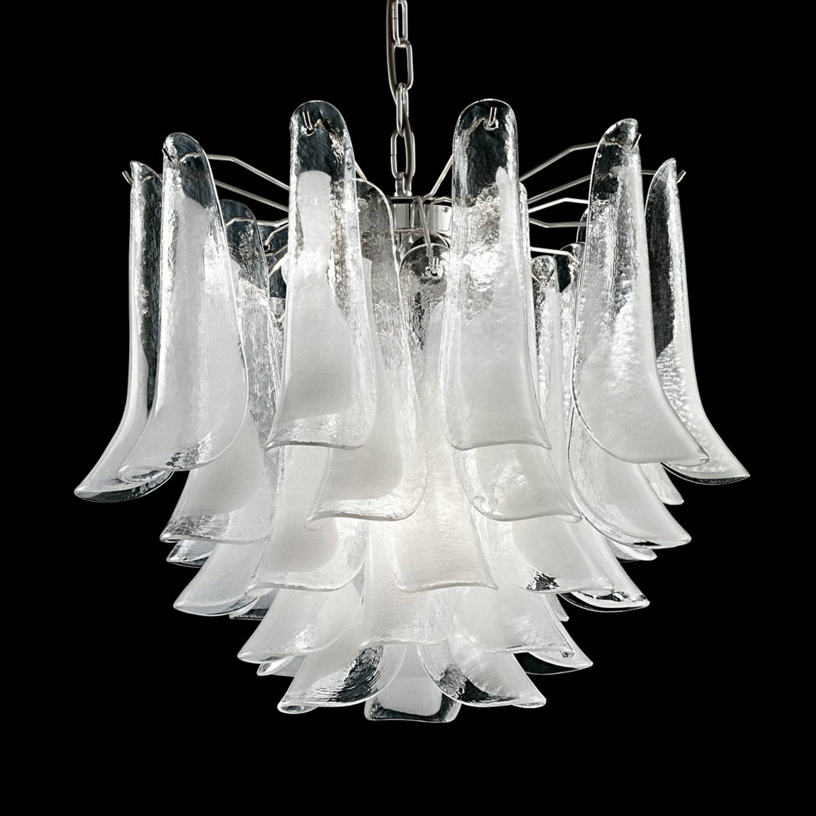 Hängeleuchte Tulipani mit Murano-Glas, Ø 45 cm Hängeleuchte Tulipani mit Murano-Glas, Ø 45 cm von Novaresi