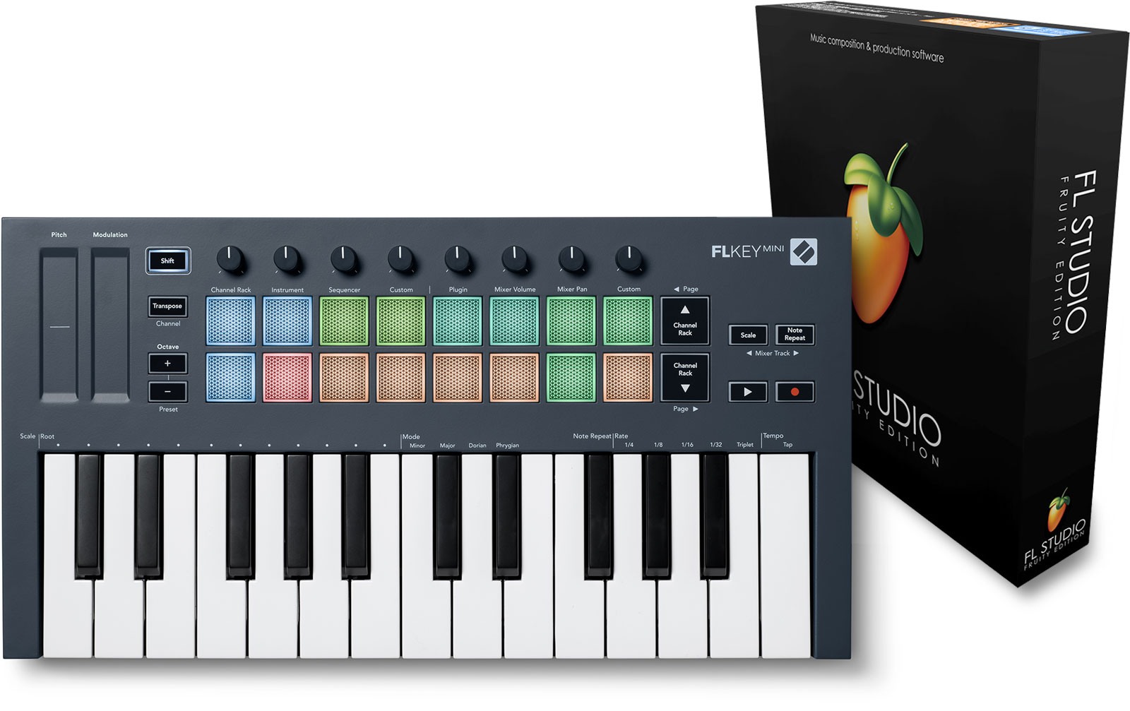 Novation FL Key Mini & Image Line FL Studio 21 - Fruity Edition ESD Novation FL Key Mini & Image Line FL Studio 21 - Fruity Edition ESD von Novation