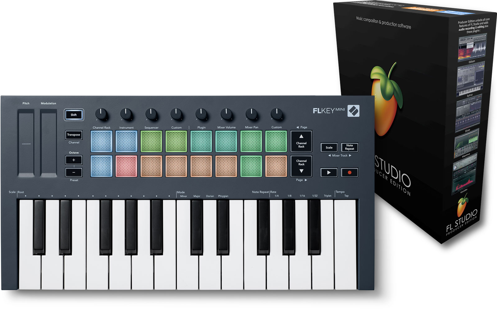 Novation FL Key Mini & Image Line FL Studio 21 - Producer Edition ESD Novation FL Key Mini & Image Line FL Studio 21 - Producer Edition ESD von Novation