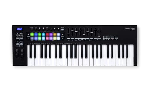 Novation Launchkey 49 [MK3] MIDI-Controller-Keyboard – Nahtlose Integration in Ableton Live. Akkordmodus, Skalenmodus und Arpeggiator. Sämtliche Software, die Sie für die Musikproduktion benötigen. von Novation