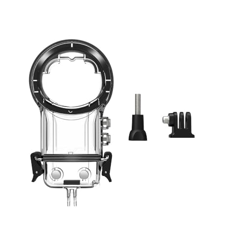 NovelGoal 50M Unterwasserkamera Tauchkoffer mit 1/4 Griff Schraube & Kamerahalterung Adapter, X5 Tauchen Schutzgehäuse Shell Wasserdichtes Gehäuse (Panoramakamera-Tauchschale) von NovelGoal