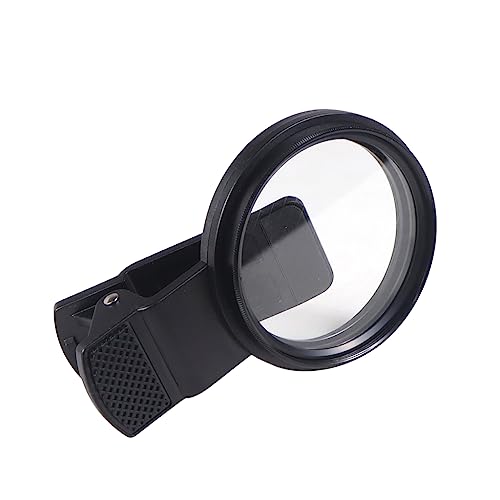 NovelGoal 52 mm Professioneller Handy-Kamera-Clip mit Makro-Objektiv, CPL-Stern, variabler ND-Filter für alle Smartphones, Aluminiumlegierungsgewinde (mit Stern-6-fach-Filter, rundes Loch) von NovelGoal