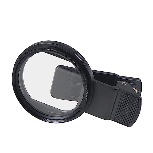 NovelGoal 52 mm Professioneller Handy-Kamera-Clip mit Makro-Objektiv, CPL-Stern, variabler ND-Filter für alle Smartphones, Aluminiumlegierungsgewinde (mit Stern-8-fach-Filter, quadratisches Loch) von NovelGoal