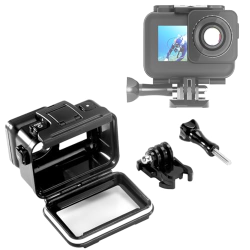 NovelGoal 61M Kamera Wasserdichte Tauchkoffer mit Halterungsadapter, Unterwasser-Tauch-Schutzgehäuse, High Definition Kompatibel mit Osmo Action (Typ 1) von NovelGoal