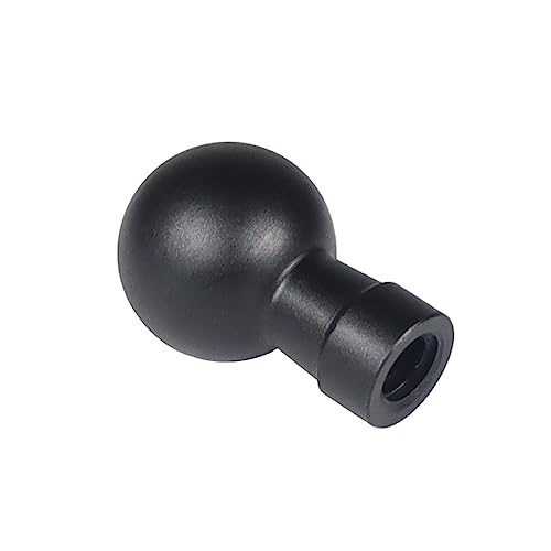 NovelGoal Aluminium-Kugelkopfhalterung, 17 mm, 6,35 mm Schraube, männlich/weiblich, Adapter für Action-Kamera, Handyständer, GPS-Halterung NovelGoal Aluminium-Kugelkopfhalterung, 17 mm, 6,35 mm Schraube, männlich/weiblich, Adapter für Action-Kamera, Handyständer, GPS-Halterung von NovelGoal