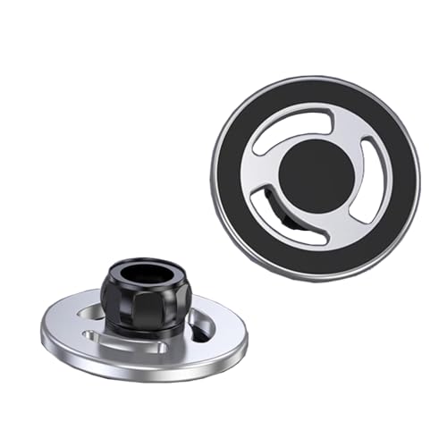 NovelGoal Kfz-Halterung mit N52-Magneten, magnetischer Handyhalter, Basisadapter, universal, 17 mm, Kugelkopf-Handyhalterung, Ersatz, kompatibel mit Phone 12/13/14/15/16 (magnetische Halterung, Silber NovelGoal Kfz-Halterung mit N52-Magneten, magnetischer Handyhalter, Basisadapter, universal, 17 mm, Kugelkopf-Handyhalterung, Ersatz, kompatibel mit Phone 12/13/14/15/16 (magnetische Halterung, Silber von NovelGoal