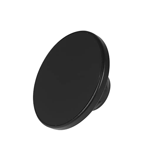 NovelGoal Magnetische Halterung aus Aluminiumlegierung, Magnetfuß mit 17 mm Kugelkopfloch, kompatibel mit iPhone 14, 13, 12, für Magsafe-Buchse, Handyhalterung, Magnethalter (schwarz) von NovelGoal
