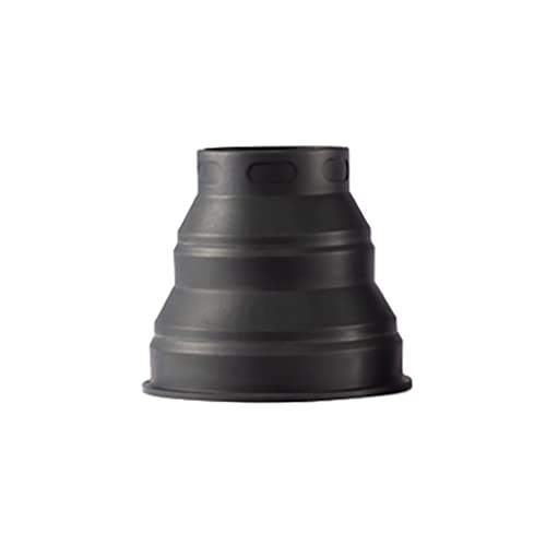 NovelGoal Silikon-Kamera-Gegenlichtblende, Antireflexblende, faltbar, 53–112 mm, Objektivblende für DSLR-Kameras (für 53–72 mm Objektiv) von NovelGoal