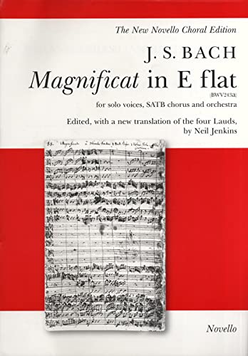 Magnificat In E Flat - Soprano Alto Tenor Bass Voice SATB Piano Accompaniment Orchestra - Stimme von Novello and Co