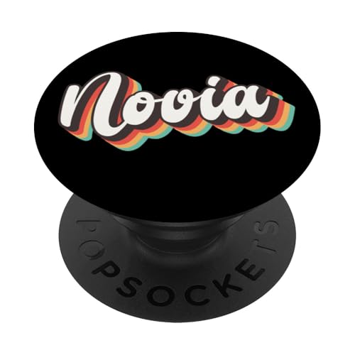 Novia, Braut Spanisch Latina Hochzeit Junggesellinnenabschied Retro PopSockets Klebender PopGrip von Novia & Novio Matching Gifts