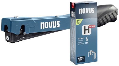 Novus Tools 030-0463 Hammertacker Klammerntyp Typ 37 Klammernlänge 4 - 6mm von Novus Tools