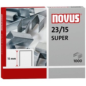 1.000 novus Heftklammern SUPER 23/15 von Novus