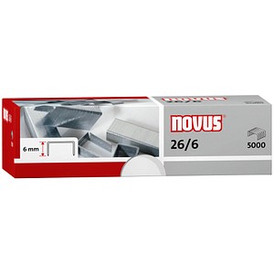 5.000 novus Heftklammern 26/6 von Novus