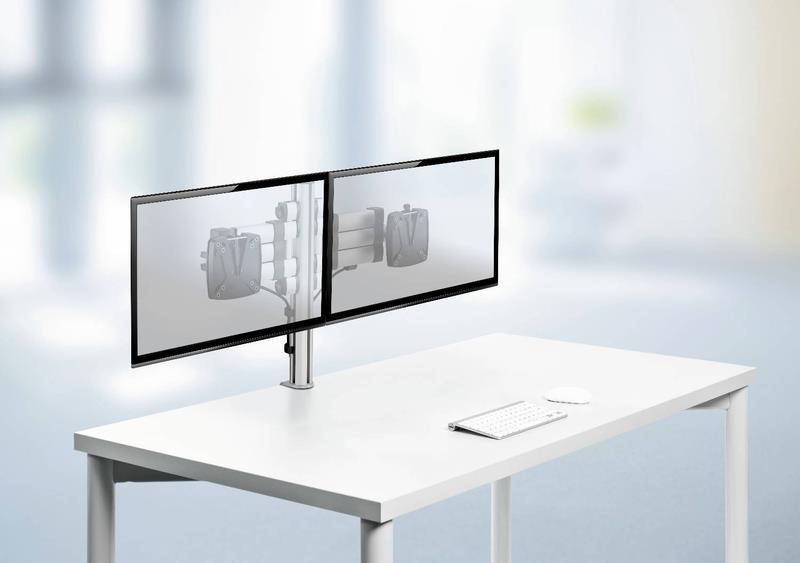 Novus 968+0119+000 - Flat panel mount arm - 10 kg - 75 x 75,100 x 100 mm - Aluminium - Anthrazit - Silber (968+0119+000) von Novus