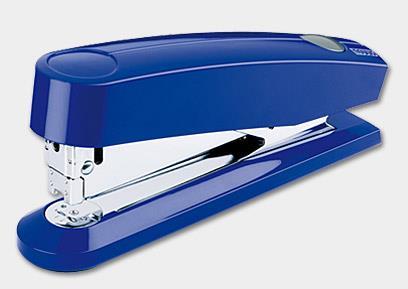 Novus B 7 - 30 Blätter - Blau - 10,5 cm - Druckknopf - 200 Heftklammern - 550 g (020-1656) von Novus