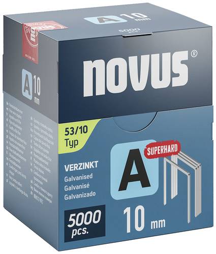 Novus Feindrahtklammern A Typ 53 10mm 5000 St. 042-0763 Abmessungen (L x B) 10mm x 11.3mm von Novus