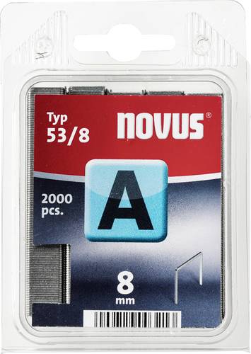 Novus Office 102269801 Feindrahtklammern Typ 53 2000 St. Abmessungen (L x B) 8mm x 11.3mm von Novus Office