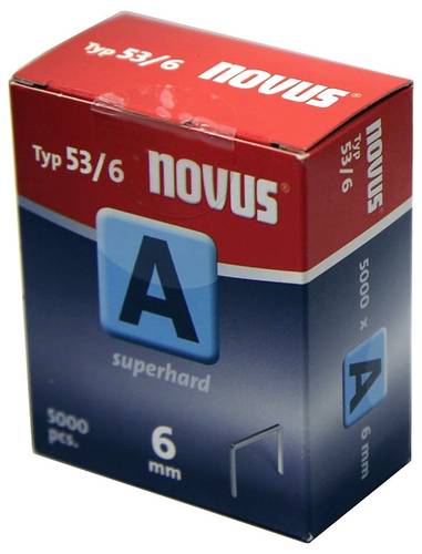 Novus Office 106442500 Feindrahtklammern Typ 53 5000 St. Abmessungen (L x B) 6mm x 11.3mm von Novus Office