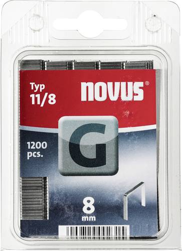 Novus Flachdrahtklammer - Typ 11 1200 St. 102271201 Abmessungen (L x B) 8mm x 10.6mm von Novus