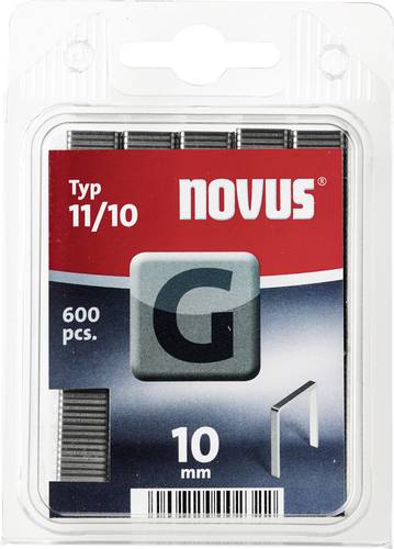 Novus Flachdrahtklammer - Typ 11 600 St. Office 102269901 Abmessungen (L x B) 10mm x 10.6mm von Novus