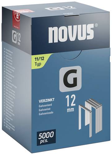 Novus Flachdrahtklammern G Typ 11 12mm 5000 St. 042-0768 Abmessungen (L x B) 12mm x 10.6mm von Novus