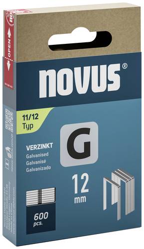 Novus Flachdrahtklammern G Typ 11 12mm 600 St. 042-0798 Abmessungen (L x B) 12mm x 10.6mm von Novus