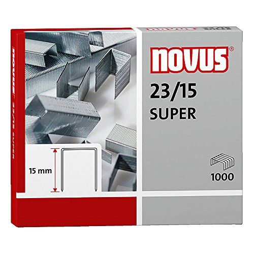 Novus Heftklammern/042-0044 23/15super Inh.1000 von Novus