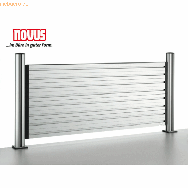 Novus SlatWall-Komplettlösung 80cm mit 2 TSS-Säulen 445 u. 4 Elementen von Novus