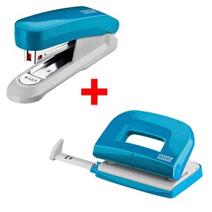 novus Locher und Heftgeräte Set E210/E15 petrol novus Locher und Heftgeräte Set E210/E15 petrol von Novus
