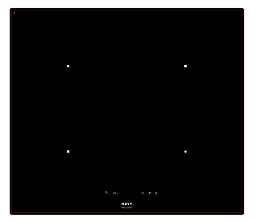 1753 NOVY Comfort 4-Zonen Induktion 59 cm Facet 5 mm von Novy