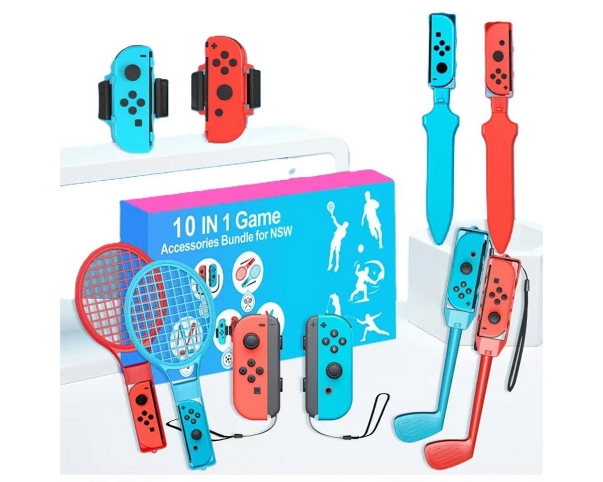 Novzep 10-in-1 Zubehör-Set für Kinder – Sport-Controller, Spiel-Controller Gamepad (10 St) von Novzep