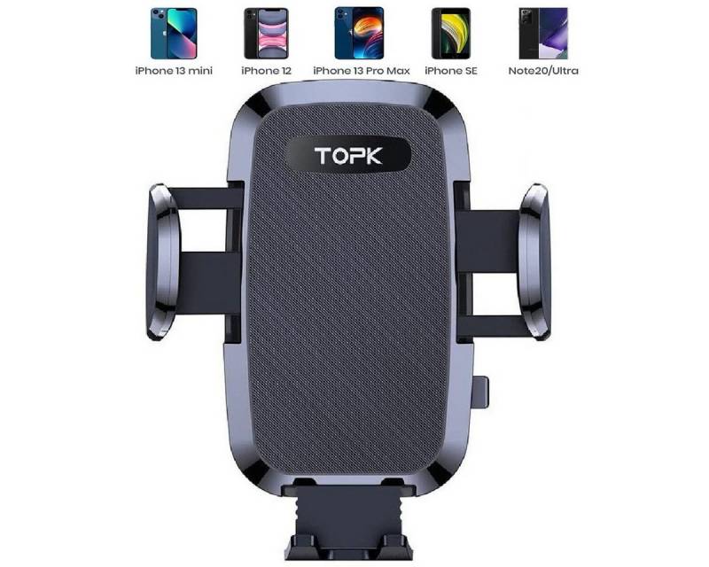 Novzep 360° Halterungen,Auto Handyhalterung,mit Haken Clip Handy-Halterung, (mit einem Klick, geeignet für 4-7-Zoll-Handys) von Novzep