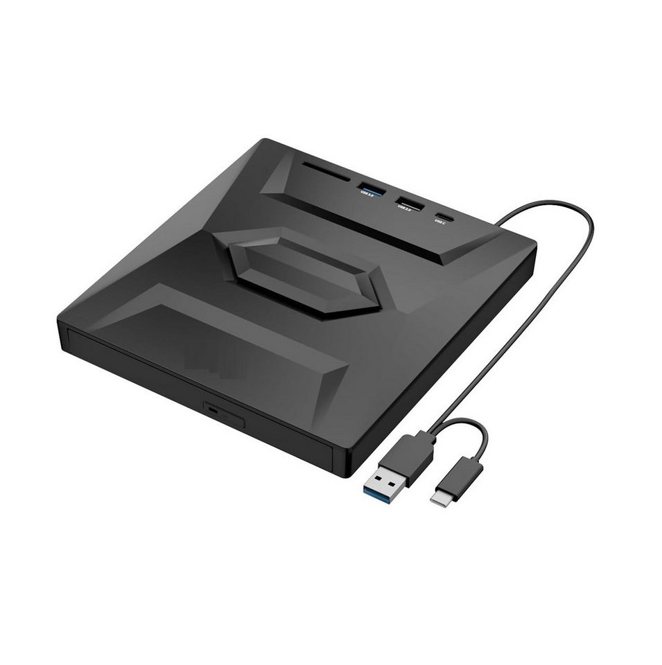 Novzep Externe CD DVD Laufwerk,USB 3.0,Typ-C,SD/TF Kartenleser,USB Anschlüsse CD-Brenner Novzep Externe CD DVD Laufwerk,USB 3.0,Typ-C,SD/TF Kartenleser,USB Anschlüsse CD-Brenner von Novzep