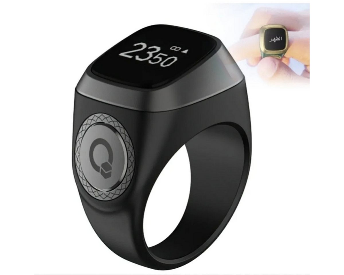 Novzep Schrittzähler Fingerzähler-Smart-Ring, 22 mm muslimischer digitaler BT Zählerwecker Novzep Schrittzähler Fingerzähler-Smart-Ring, 22 mm muslimischer digitaler BT Zählerwecker von Novzep