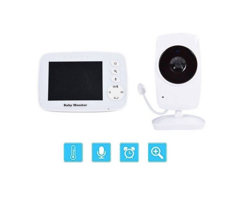 Novzep Video-Babyphone Baby Monitor mit Kamera Video, 2,4 GHz Gegensprechfunktion, Nachtsicht von Novzep