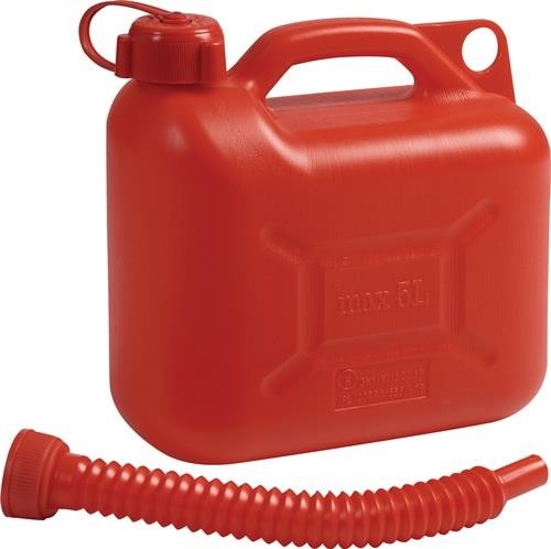 Now Transportkraftstoffkanister Inh.5l rot HD-PE L265xB135xH270mm von Now