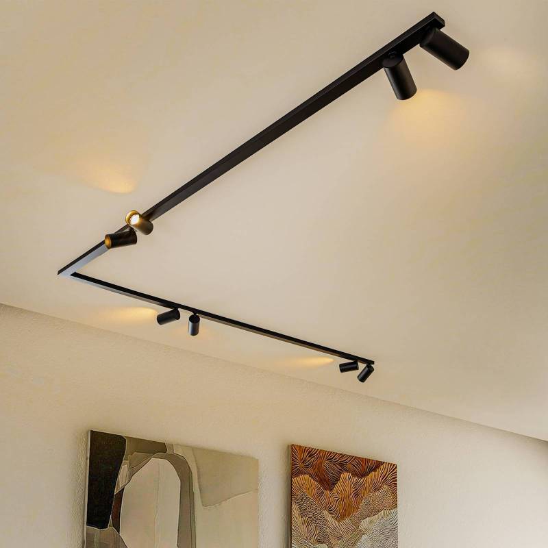 Deckenstrahler Mono Corner VIII schwarz 2x200cm von Nowodvorski Lighting