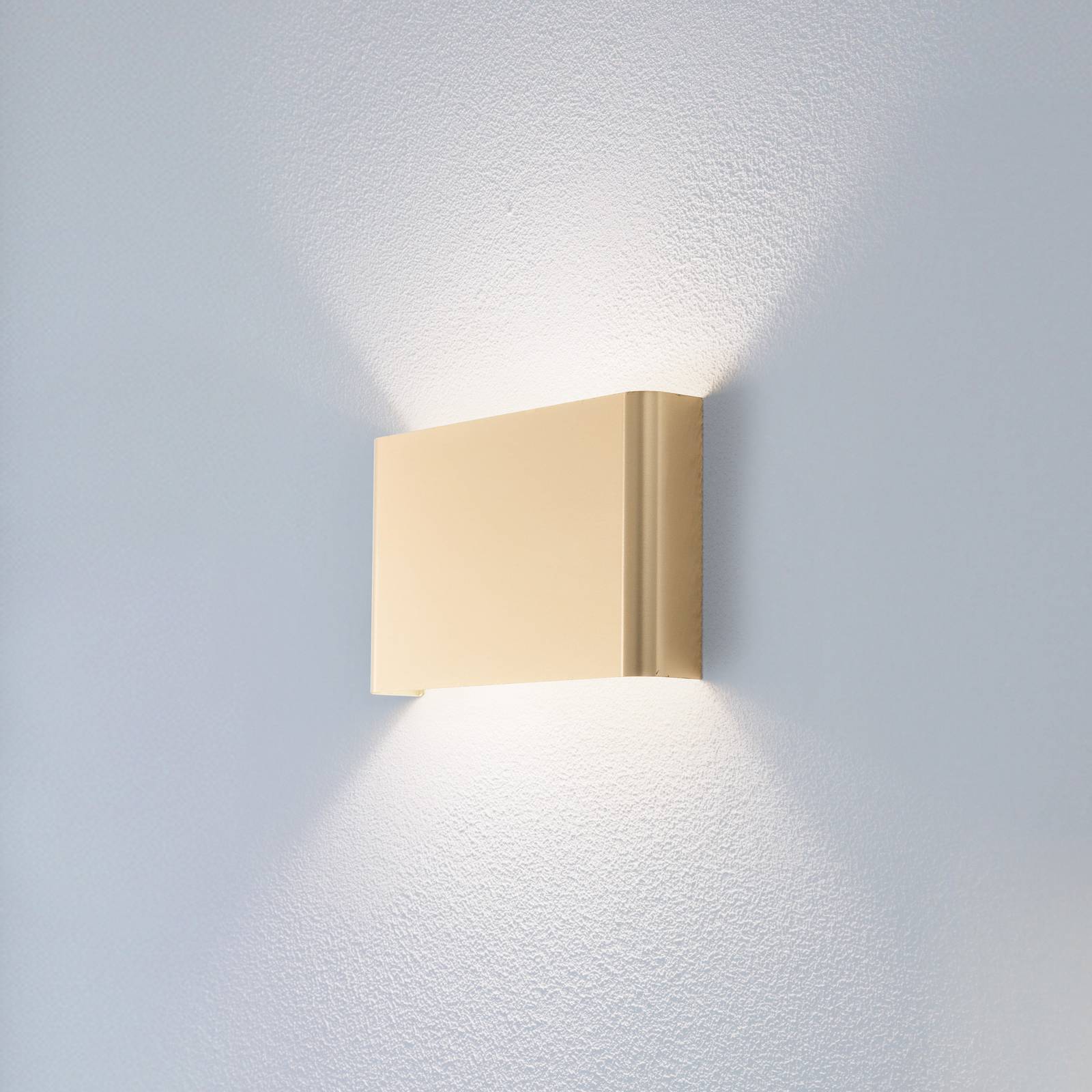 Wandleuchte Haga, goldfarben, Metall, 25 cm breit, G9 Wandleuchte Haga, goldfarben, Metall, 25 cm breit, G9 von Nowodvorski Lighting
