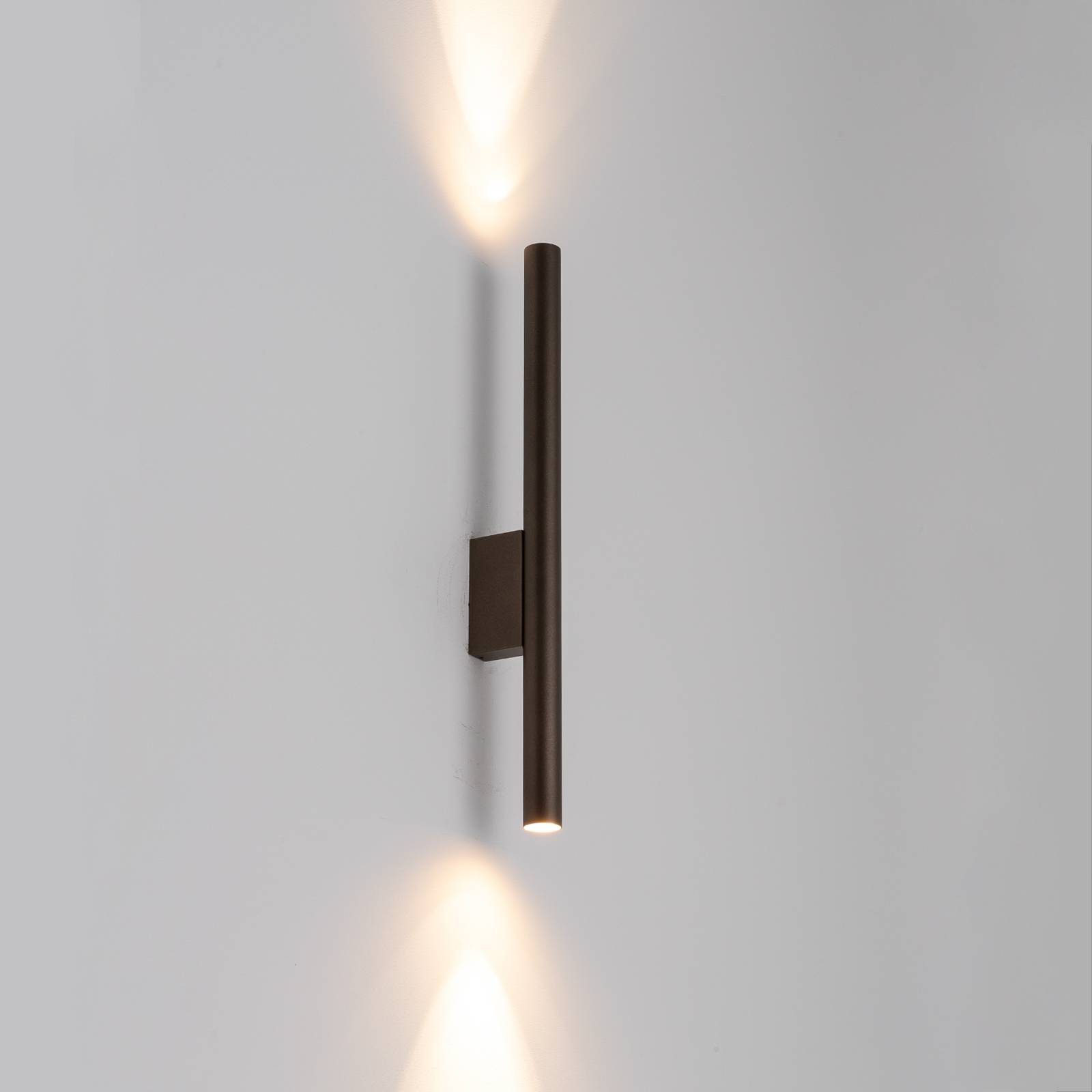 Wandleuchte Laser, braun, Metall, 40 cm hoch, G9 Wandleuchte Laser, braun, Metall, 40 cm hoch, G9 von Nowodvorski Lighting