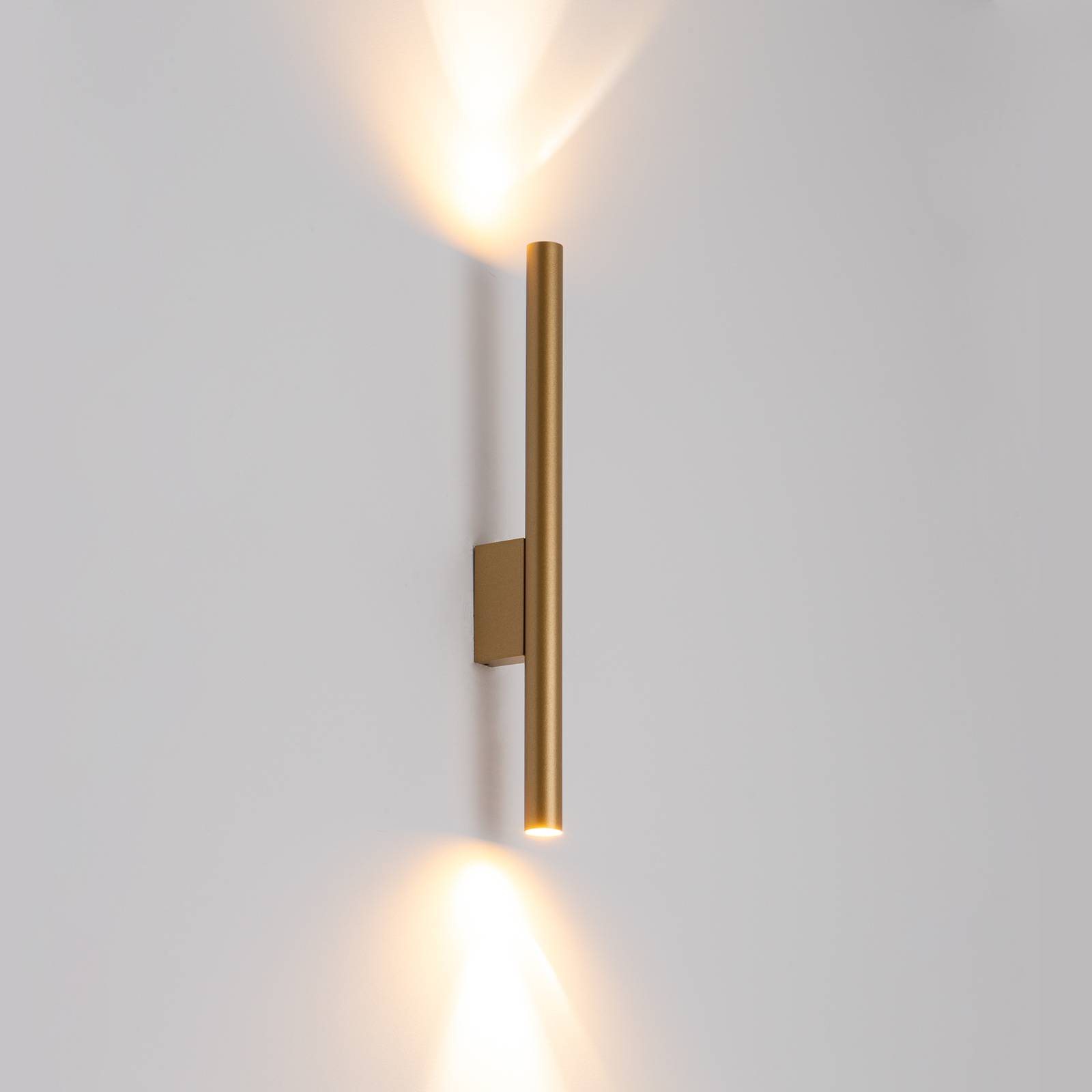 Wandleuchte Laser, goldfarben, Metall, 40 cm hoch, G9 Wandleuchte Laser, goldfarben, Metall, 40 cm hoch, G9 von Nowodvorski Lighting