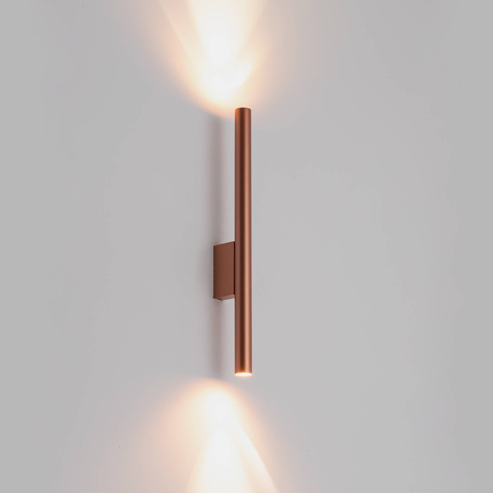 Wandleuchte Laser, kupferfarben, Metall, 40 cm hoch, G9 Wandleuchte Laser, kupferfarben, Metall, 40 cm hoch, G9 von Nowodvorski Lighting