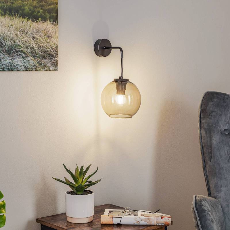 Wandleuchte Vetro mit rauchgrauem Glasschirm von Nowodvorski Lighting