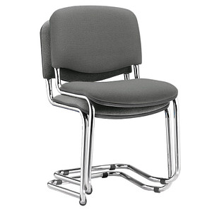 2 Nowy Styl Besucherstühle Iso Swing ISO SWING CHROM C38 anthrazit Stoff 2 Nowy Styl Besucherstühle Iso Swing ISO SWING CHROM C38 anthrazit Stoff von Nowy Styl
