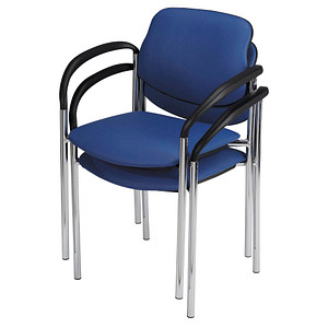 2 Nowy Styl Besucherstühle Styl blau Leder 2 Nowy Styl Besucherstühle Styl blau Leder von Nowy Styl