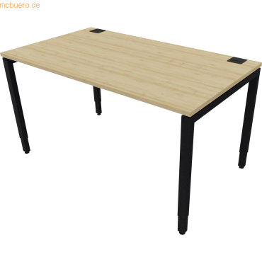 NowyStyl Büroschreibtisch manuell 140x80cm schwarz/natural country bee NowyStyl Büroschreibtisch manuell 140x80cm schwarz/natural country bee von NowyStyl