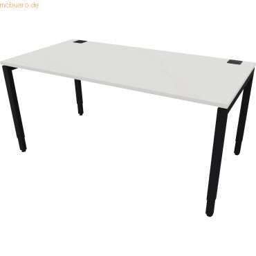 NowyStyl Büroschreibtisch manuell 160x80cm schwarz/weiß NowyStyl Büroschreibtisch manuell 160x80cm schwarz/weiß von NowyStyl