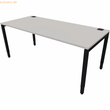 NowyStyl Büroschreibtisch manuell 180x80cm schwarz/platinum NowyStyl Büroschreibtisch manuell 180x80cm schwarz/platinum von NowyStyl