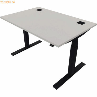 NowyStyl Schreibtisch eModel 2.0 120x80cm schwarz/platinum NowyStyl Schreibtisch eModel 2.0 120x80cm schwarz/platinum von NowyStyl